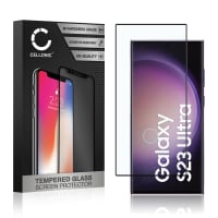 Skærmbeskytter glas til Samsung Galaxy S23 Ultra - Tempered Glass (HD kvalitet / 3D Full Cover / 0,33mm / 9H)