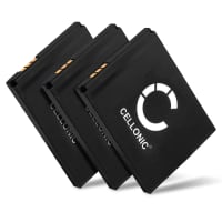 3x Batteri för AVM Fritz!Fon C5, FON M2, C4, 2000 2446, 2446, EM25, EM325, M325, MT-F 312BAT006,BAK130506 (750mAh, 3.7V) från CELLONIC