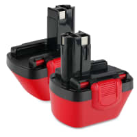 2x Batteri för Bosch GSR 12V, GSR 12, PSR 12, PSR 1200, GSB 12-2, GLI 12 V, PAG 12V, Exact 12 12V 3Ah NiMH från CELLONIC
