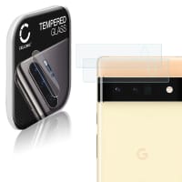 2x 9H Linsskydd / kameraskydd 0,33mm för Google Pixel 6 Pro mobil-lins - Skyddar mobiltelefonens kameralins, Full Glue kamera-skyddsglas för smartphone