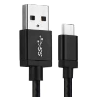 data-kabel / datakabel för Apple iPhone 17, 16, 17 Pro Max, 16 Pro, 16 Pro Max, 17 Pro, 16e, 16 Plus Samsung Galaxy S25 Ultra, S25 Google Pixel 10, 9a, 10 Pro, 10 Pro XL Xiaomi 15 Ultra, Redmi Note 14 Pro+, Note 14 Pro, 15T Pro OnePlus 13 - 1m 3A överföringssladd Nylon Datakabel svart