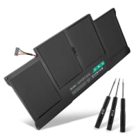1x Batteri för Apple MacBook Air 13 - A1466, A1369, MC503, MC504, Apple A1369 7.6V 4800mAh + skruvmejsel-set från CELLONIC