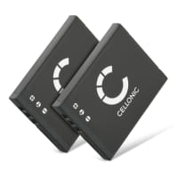 2x Batteri till Olympus VG-120 D-710 X-940 FE-4040 FE-4020 FE-5040 VG-130 VG-140 VG-110 VG-150 LI-70B (500mAh, 3.7V) från CELLONIC