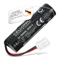 Batteri för Leifheit 51000, 51113, 51114, 51002 Dry and Clean, 51000, 51113, 51002, 51114 3400mAh 3.7v från CELLONIC