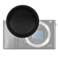 CELLONIC® Camera Body Cap / Rear Lens Cap for Sony Alpha 6000, 6400, 6300, 6500 / Alpha 7, 7C, 7 IV / Alpha 9, Beskyttende DSLR dæksel / Linser bagcover låg