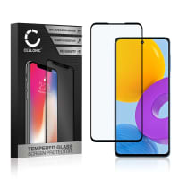 Vetro temperato CELLONIC® per Samsung Galaxy M52 5G (SM-M526), screen protector (3D Case-friendly 9H 0,33mm Full Glue) nero Pellicola salva schermo per telefono cellulare smartphone