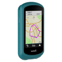 Protezione subtel® silicone compatibile con Garmin Edge 1030 / Edge 1030 Plus Custodia cover in Silicone assorbi-urti, case per navigatore su bici, bumper verde