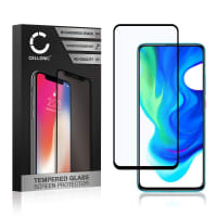 Screen Protector for Xiaomi Poco F2 Pro Phone Screen Cover - 3D Full Cover 0,33mm Full Glue 9H Tempered Glass Smartphone Display Screen Guard Black