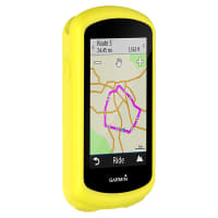 subtel® Schutzhülle kompatibel mit Garmin Edge 1030 / Edge 1030 Plus Silikonhülle - Schutz Tasche Silikon Hülle, Fahrrad Navi Case - GPS Cover Bumper Etui gelb