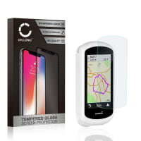 Tapa trasera + Cristal protector de la pantalla para Garmin Edge 1030 / Edge 1030 Plus - Silicone, blanco Funda