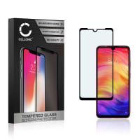 Protection d'écran en verre pour smartphone Xiaomi Redmi Note 7 Pro (3D Case-friendly, haute résistance 9H, 0,33mm, Full Glue)