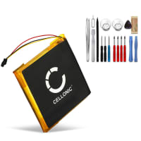 CELLONIC® Headset batteri til AEC353535 Nyt batteri til udskiftning 350mAh + Værktøj Set