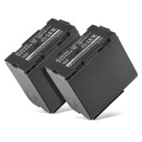 2x Batterie 3300mAh pour appareil photo Panasonic AG-DVC15, VDR-M10 - Remplacement modèle CGA-D54 CGR-D120 -D220