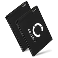 2x Batteri for 2x replacement battery for Samsung Galaxy Core / Core Plus / Core Duos (GT-I8260 / GT-I8262 / SM-G350) 1800mAh fra CELLONIC