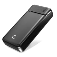 20000mAh Powerbank USB C CELLONIC® - Caricabatteria portatile per tablet, fotocamera, smartphone, smartwatch, GPS - Ricarica via filo - nero