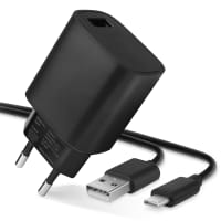 Chargeur + Câble USB pour téléphone portable Nokia 8.3, 8.1 / 7.2, 7.1, 7+ / 6.2, 6.1 / 5.4, 5.3 / 3.4 / 9 Pureview / M2 - Alimentation 3A, 3000mA smartphone, Cordon / Câble de Charge 1m