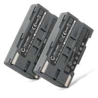 2x Kamera Batteri til Samsung SC-L906 -L901 -L860 -L810 -L700 SC-D23 VP-W80 -W70 -W60 VP-M50 VP-L800 -L900 -L700 -L600 -L600 - SB-L110A -L160 -L320 -L480 1850mAh Udskiftsningsbatteri til kamera