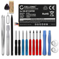 Pack batterie 4450mAh et outils pour tablette Samsung Galaxy Tab 4 8.0 (SM-T330 / SM-T331 / SM-T335) - kit pour remplacement facile d'une batterie EB-BT330FBE tablette, livre numérique et e-book