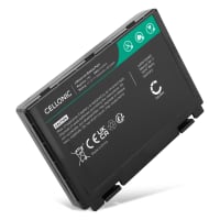 Batteri for ASUS K50IJ, X5DIJ, K50C, K70IJ, P50IJ, X5DI, X5DAB, X5DIN, Pro79I, X5DAF, X66IC, K50 series, Pro88 series, ASUS A32-F52 4400mAh 11.1V fra CELLONIC