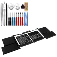 Batteria subtel® A1964, A1989 per notebook Apple Macbook Pro 13 Touch - A1989 (Mid 2018 / Early 2019) Affidabile ricambio da 5050mAh + Set di strumento Sostituzione ottimale per computer portatile laptop Apple