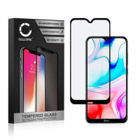 Protection d'écran en verre pour smartphone Xiaomi Redmi 8 (3D Full Cover, haute résistance 9H, 0,33mm, Full Glue)