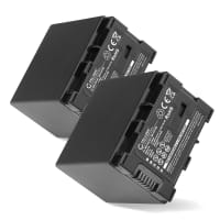 2x Batteri till JVC GZ-HM650 GZ-MG750 GZ-MS110 GZ-MS210 GZ-MS215 GZ-MS216 BN-VG107 -VG108 -VG114 -VG121 (4450mAh, 3.7V) från CELLONIC