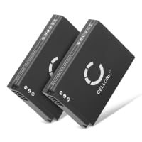 2x Akku kameraan Samsung PL210 PL211 SH100 ST200 / ST200F ST201 / ST201F ST205F WB210 750mAh tuotemerkiltä CELLONIC