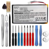 Pack batterie 800mAh et outils pour tablette Sony PRS-600 PRS-600/BC PRS-600/RC - kit pour remplacement facile d'une batterie A98927554931,A98941654402 tablette, livre numérique et e-book