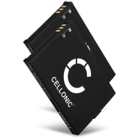 2x CELLONIC® AK-V36 mobilbatteri för Emporia Elegance / Elegance Plus / Elegance Premium med 3.7V, 1100mAh - ersättningsbatteri med lång batteritid