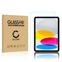 Protection d'écran en verre pour tablette Apple iPad 10.9 (2022) 10th Gen - A2757 (2.5D, haute résistance 9H, 0,33mm, Full Glue)