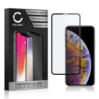 Skjermbeskytter glass Apple iPhone Xs Max (3D Full Cover, 9H, 0,33mm, Full Glue) Herdet Glass