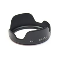 CELLONIC® LH-DC60 Lens Hood for Canon PowerShot SX30 IS, SX40 HS, SX50 HS, SX520 HS, SX540 Plastic Bayonet Flower / Tulip / Petal Sun Shade