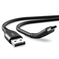 USB Data Cable for Sony WF-1000XM3 WF-1000XM4 WF-SP900 WH-1000xM3 WH-XB700 WH-CH510L 3A Charging Cable for Headphones / Headsets 1m File Transfer Nylon - Black