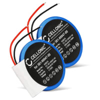 2x 361-00047-00 361-00064-00 Ersatz Akku für Garmin Forerunner 210, 110, S1 / Approach S4, S3, S2, S1 Smartwatch Ersatzakku - 200mAh Fitnessuhr Austauschakku, Batterie