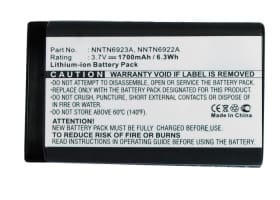 NNTN6923A, NNTN6922A Battery for Motorola DTR410 DTR520 DTR550 DTR620 DTR650 MTH650 MTH800 1700mAh Battery Replacement