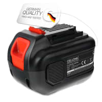 Batteri for Black & Decker 60V MAX Blower, 60V MAX trimmer, CM2060C, LHT360, LHT360C, LHT360CFF 60V  2500mAh Li Ion fra CELLONIC