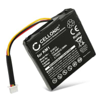 GPS Battery for TomTom Via 120 Via LIVE 120 Via 125 Via 130 - 700mAh 6027A0117401, KM1, XLHS416 XLHS416*08338 Battery Replacement SatNav Sat Nav
