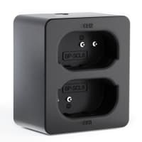 USB-dubbelladdare (LC-SCL6) för Leica Q2, Q3, BP-SCL6 + 1m + USB Kabel från CELLONIC