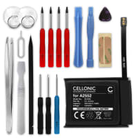 Batteri for Apple Watch 7 - 45mm 300mAh + verktøy sett 17stk fra CELLONIC