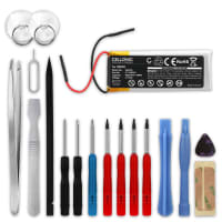 09D29,H452050,BAT00008 Battery for Cardo Scala Rider Teamset Pro, Scala Rider Multiset Q2 400mAh Headphone / Headset Battery Replacement + Tool-kit