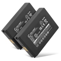 2x Ersättningsbatteri 3000mAh för Vectron B60 batteri - för Vectron MobilePro 3, POS MobilePro III betalterminal - Laddningsbart ersättningsbatteri eller reservbatteri