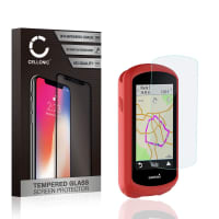 Backcover + Protection d'écran pour Garmin Edge 1030 / Edge 1030 Plus - Silicone, rouge Housse Pochette