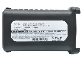 7.4V Symbol 21-61261-01 Ersatz Akku für Symbol MC9190, MC9000, MC9050, MC9060, MC9060-G, MC909, MC9090, MC9097, MC909X-K Ersatzakku 2200mAh, MDE Barcode Scanner Zusatzakku