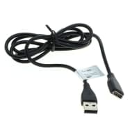 USB Kabel for FitBit Surge - 0,90m USB kabel, svart 1A Datakabel, svart