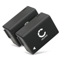 2x Batteri for Panasonic Lumix DC-FZ82 DMC-FZ72 DMC-FZ70 DMC-FZ100 DMC-FZ150 DMC-FZ45 DMC-FZ40 Kameraer 800mAh fra CELLONIC