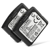 2x CELLONIC BA300,BA 300 Ersättningsbatteri för Sennheiser RS 4200 RR 4200 RR 840 RI 410 IS 410 HDI 830, Sennheiser Set 840 TV Set 840-S Set 900 Set 830 headset / hörlurar med 150mAh, 3.7V - reservbatteri