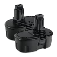 2x CELLONIC DC9096, DE9039, DE9095, DE9096, DE9098, DE9503 batteri för Dewalt DC390, DC925, DC385, DW936, DW97, DC020, DC212 trådlösa verktyg med 18V, 3Ah och NiMH