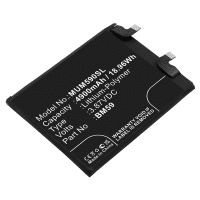 Batterij voor smartphone Xiaomi 11T 5G - BM59 4900mAh vervangende gsm accu