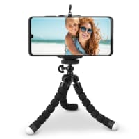 Flexible Octopus Tripod Bendy Camera Tripod with Smartphone Holder Mount / Mini Spider Tripod for Mobile Phone 5.5-8cm, 1/4 Inch Screw Fits iPhone Samsung Sony Huawei GoPro