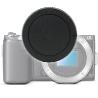 Kameralock / Body cap för Sony ILCA-77M2Q (A77 II, Alpha 77II), A99 II, SLT-A33 (Alpha 33), SLT-A55, A57, A58, SLT-A65, SLT-A77 II, NEX-3N (ALC-B55) systemkamera - Bajonett linsskydd / skyddskåpa / Sony Minolta A Mount cover - effektivt skydd mot smuts för ditt kamerahus